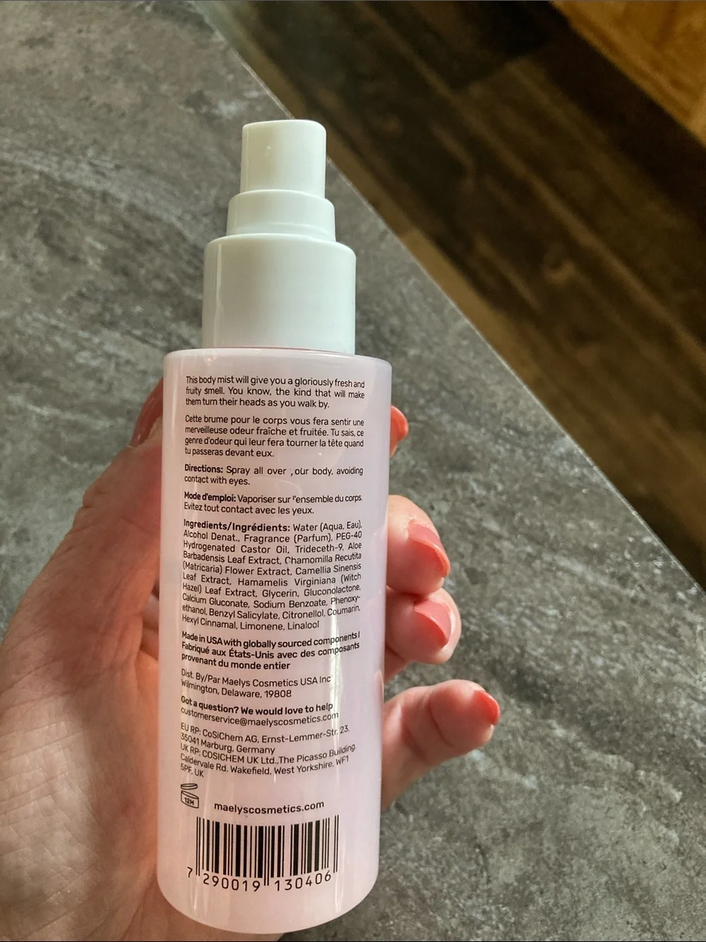 Maelys GET-WILD Pink Body Mist
